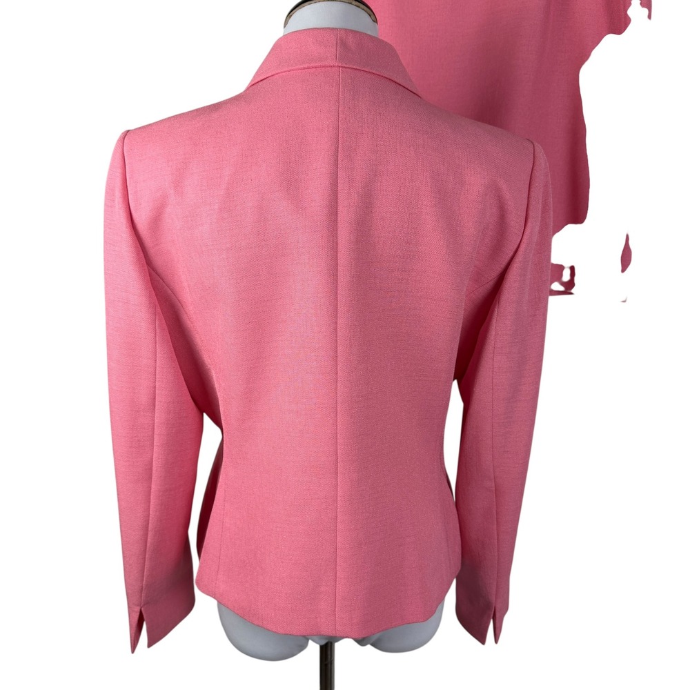 Suit Studio Pink 2 Piece Skirt Suit Set Peplum‎ Blazer Pencil Skirt Women's 14P - Picture 5 of 13